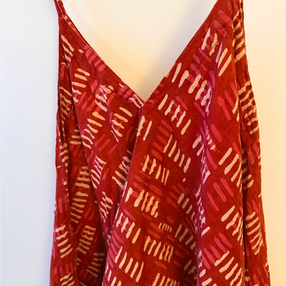 World Market Tie Back Spaghetti Strap Coverup with Pockets - Picture 6 of 8